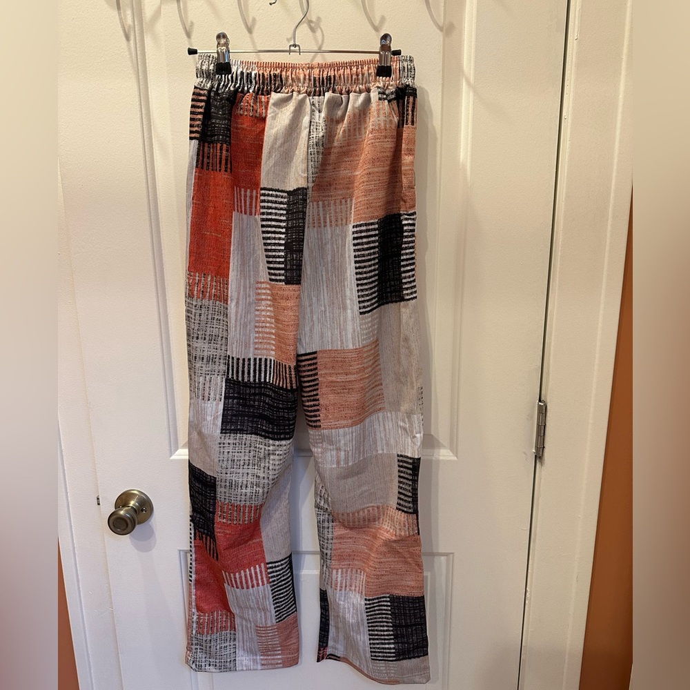 Patchwork Patterned Pants - Picture 2 of 2